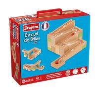 JeuJura – Jeu de construction en bois – Circuit de billes (Réf. 8364) – 40 pièces