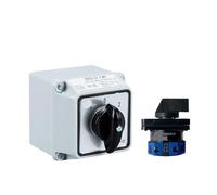 Circuit de commande changement commutateur à came rotatif, étanche IP65, YMW26-20/1M, 690V, 20a, 1 pôle avec boîtier protection, LW26 LW28 LW39B(1-0-2 with box)