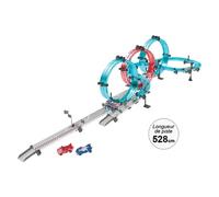 Circuit de Course à Construire - 528 cm - 78 Pièces - 2 Voitures à Friction - Dès 6 ans