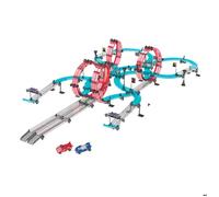 Circuit de Course - AVIZAR - Antigravity - 984 cm - 3 Loopings - 2 Voitures à Friction