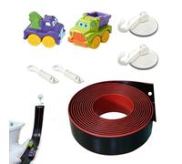 Circuit De Course Bain - 1.5m PVC | Piste Flexible Amusement Éducatif Jeu Ventouse | Chemin Voiture - pour Action Grâce Vacances Anniversaire Fête Maison | Piscine Intérieur Extérieur Salle