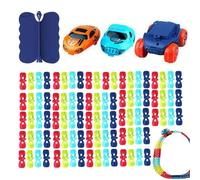 Circuit de Course de Voitures Jouets,Véhicule Éducatif Lumineux - Jouet Éducatif Voiture | pour Les Garçons Salon Chambre Activité Familiale Cadeau De Fête Maternelle Préscolaire Anniversaire