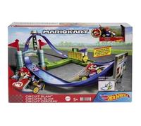 Circuit de course Hot Wheels Mariokart Slam - HGK59 - Blanc - Enfant - Licence Hot Wheels