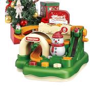 Circuit de Course pour Tout-Petits - Véhicule de Noël éducatif - Circuit de Course - pour Filles et - pour Apprendre pour Noël et Anniversaire
