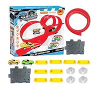 Circuit De Course pour - Véhicule-Jouet à Inertie - Piste De Voiture Interactive | pour Activité Familiale Cadeau Fête Chambre Salle De Jeu Maternelle École Maison