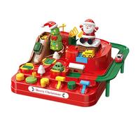 Circuit de course pour voitures CRGANGZY, jouets de piste de course de Noël avec mini-voitures, ensemble de jeux de piste festifs pour amis, enfants, garçons et filles, jouet de construction pour Noël