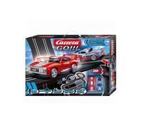 Circuit de course Smoking Tires avec looping - Voitures Muscle Car - Carrera Go 1/43eme - Piste 4,9m + 1 carte - Nouveauté