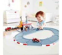 Circuit de course voiture bois Multicolore G