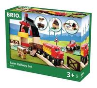 Circuit de la Ferme en bois BRIO - Coffret complet 20 pièces - Ravensburger