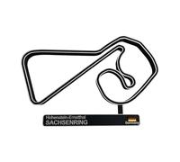 Circuit de Sachsenring, Maquette de Circuit de Course 3D, Décoration Automobile