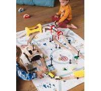 Circuit de train 66 pièces en bois FSC® multicolore TU