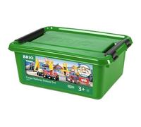 Circuit de train en bois BRIO - Grues et Chargements - Coffret complet 54 pièces - Ravensburger - Dès 3 ans