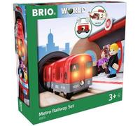 Circuit de train en bois BRIO World Circuit Metro - Coffret complet 20 pièces - Ravensburger - Mixte dès 3 ans