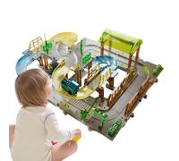 Circuit De Train pour Bambin - Train Électrique pour,Jouet Éducatif Développement pour Anniversaire Fête Cité Ferme Collection Vacances