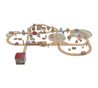 Circuit De Train Xxl En Bois Multicolore TU
