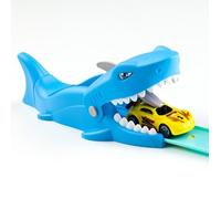 Circuit de voitures de course - Moltó - Shark Track - 1 looping 360 - 1 voiture à friction - 6 accessoires