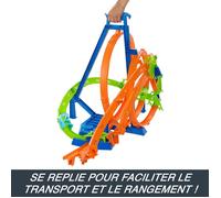 Circuit de voitures - Hot Wheels - Coffret Looping - 5 zones de carambolage - 1 voiture incluse - Dès 4 ans