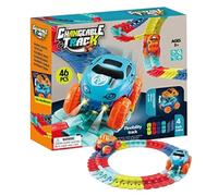 Circuit De Voitures Jouet | Véhicule LED Éducatif | Jouets De Petits Véhicules - pour Salon Chambre Activité Familiale Cadeau Fête Maternelle Préscolaire École Garderie Anniversaire