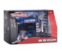 Majorette - Creatix SOS Station + 1 Véhicule - Garage Station de Police avec Voiture Miniature en Métal SOS Flasher - 212050022