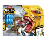 Piste Double Looping Metal Machines T-Rex de Zuru pour Enfant de 10 ans et plus - Multicolore