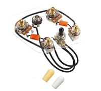 Circuit de volume de guitare à installation rapide avec configuration pré-fil et capacité de séparation de la bobine pour réparer le circuit de volumes de guitare