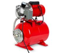 EBERTH Circuit d'eau Domestique débit 3600 L/h, 5 bar, 750W, Pompe avec Pressostat pour Automatisation, Hauteur d'Aspiration 9 m, Hauteur de Refoulement 40 m, Réservoir de Pression 24 L, Acier peint