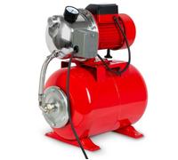 Station d'eau domestique EBERTH débit 3600 L/h, pression de refoulement 5 bar, puissance 750 Watt, pompe avec pressostat pour fonctionnement automatique, auto-amorçante