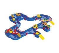Aquaplay Jouet d'eau MegaLockBox 1544 — 38 pièces, transportable, Bleu