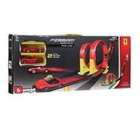 Circuit Double Looping Ferrari +2 voitures 1/43eme Multicolore G