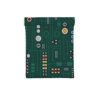 Circuit électronique avec diodes, Sac de Rangement pour Femmes, Portefeuille supérieur à Presser, Petit Porte-Monnaie, Pochette de Changement