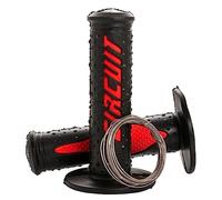 Circuit Equipment MA008-215 Poignée Electra Racing Noire/Rouge