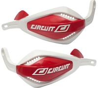 Circuit Equipment PM022-22V Protèges Mains P4 Fat Bar Handlebar Blanc/Rouge