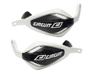 Circuit Equipment PM022-221 Protèges Mains P4 Fat Bar Handlebar Blanc/Noire