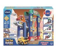 Circuit et véhicule Vtech Tut Tut Bolides Série Pro Multi cascades Jump & Go 4 en 1 avec Jad Super cascades Multicolore G
