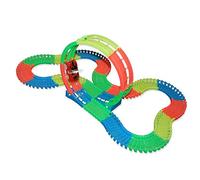Circuit Grand Looping Lightning Speedy, Flexible modulable avec 150 Rails luminescents et 1 SUV Lumineux