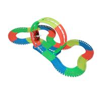 Circuit grand Looping Lightning Speedy, flexible modulable avec 150 rails luminescents et 1 SUV lumineux