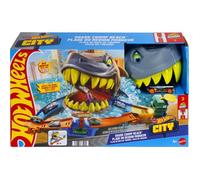 Hot Wheels City Shark Mouth Beach Car Tracks Multicolore Enfants