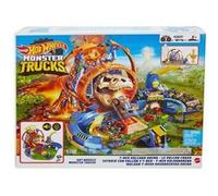 Circuit Hot Wheels Monster Trucks Volcan Crash avec 2 voitures incluses Multicolore G