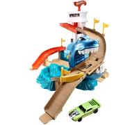 Circuit Hot Wheels - Piste Requin Attaque MATTEL - Voiture qui change de couleurs - Pour enfant de 3 ans et plus