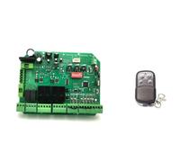Circuit imprimé de commande de porte pivotante/coulissante DC24V/12V, connexion avec régulation de vitesse à double moteur et fermeture automatique de porte(DC24V with 8 remote)