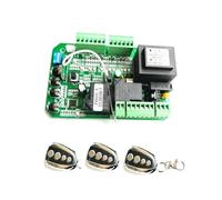 Circuit imprimé de contrôleur de moteur de porte, carte électronique for ouvre-porte coulissante, fonction de démarrage progressif, Mode piéton 110V ou 220V(6 remote control kit)