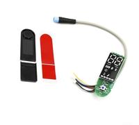 Circuit imprimé et panneau d'interrupteur pour Xiaomi pour scooter électrique Mi Pro, module de commande en alliage d'aluminium avec écran transparent, pièce de rechange facile à installer, noir