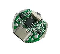 Circuit imprimé pour lampe de poche et chargeur USB C intégré pour perles LED de 6 à 10 W, protections multiples, module de charge intégré