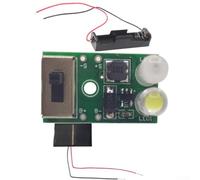 Circuit imprimé solaire 1,2 V avec boîtier à piles et panneau solaire pour pots de fleurs, pelouses et guirlandes lumineuses