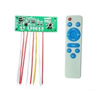 Circuit imprimé solaire extérieur avec télécommande et support LED double mode blanc/jaune pour un fonctionnement automatique du crépuscule à l'aube