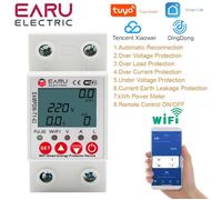 Circuit intelligent de terre - TUYA - 2P 63A - WiFi - Protection contre les fuites - Mode numérique