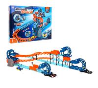Circuit interactif avec tunnel + voiture double face pour enfants 3+ Sons de la lumière 80 pcs.