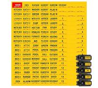 Circuit Labels, Breaker Stickers, Waterproof Tags, Box Labeling, Removable Signs, Electrician Tags, for Living Rooms, Yard Areas, Storage Sheds, Barn Buildings, Basement