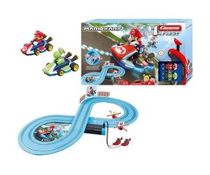 Circuit Mario Kart - CARRERA-TOYS - Coffret complet avec 2 voitures télécommandées et manettes