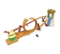 Circuit Mario Kart pour enfant - HOT WHEELS - Circuit Royaume de la Jungle - Sous licence Mario Kart - Avec looping